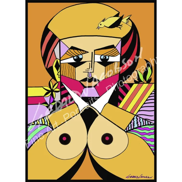 GIRL WITH A BIRD